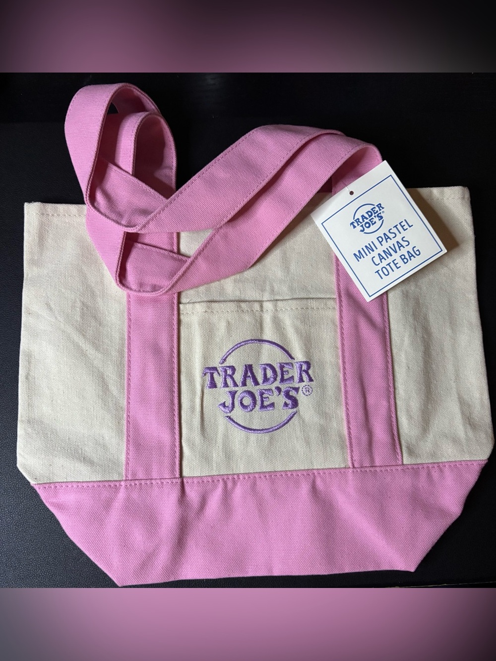Trader Joe’s Mini Pink Tote Bag + Squishy and Dumpling Bundle
